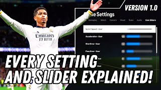 LAMBZYS REALISTIC FC 25 SLIDERS  The Complete Guide to Setting Up a REALISTIC Career Mode Save [upl. by Kayley]