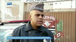 Rastreador de celular leva polícia até foragido em Campinas SP [upl. by Enidan]