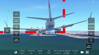 Rudder error landing [upl. by Efinnej]