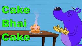 Cake Bhai Cake Ep  9  Pyaar Mohabbat Happy Lucky  Hindi Animated Cartoon Show  Zee Kids [upl. by Kcirdde681]