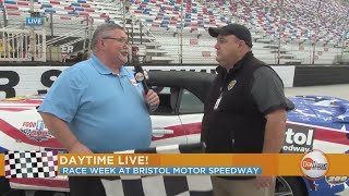 Daytime LIVE Behind the scenes at Bristol Motor Speedway [upl. by Nirtiac]