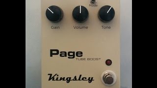 Kingsley Page Boost demo [upl. by Robenia483]