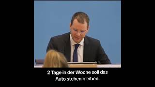 2 Tage in der Woche Fahrverbot  youtube video politik fyp auto [upl. by Omle725]