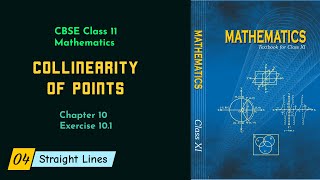 Collinearity of Points  Straight Lines  Class 11  CBSE Maths [upl. by Naesad]