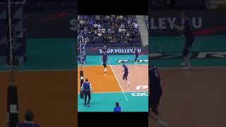 The other team really did hustle volleyballplayer volleyball volleyballworld jelly [upl. by Wayne]