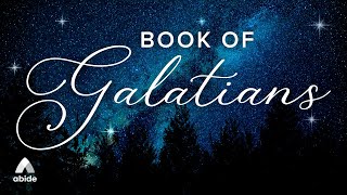 Fall Asleep Listening to Galatians  Calming Audio Scripture Dark Screen [upl. by Nyrual]