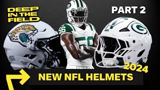 New NFL Helmets 2024 Rankings PART 2 [upl. by Naitsirc851]