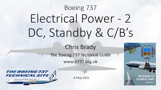 737 Electrics Part 2  DC Power [upl. by Nessa334]