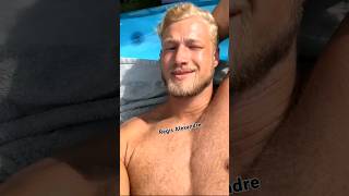 handsome blond man bodybuilder in sun ☀️ [upl. by Meibers]