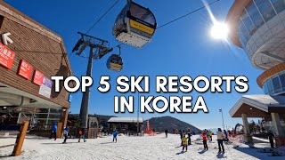 Koreas Top 5 Ski Resorts 🇰🇷 Ultimate Guide to Koreas Best Mountains for Skiing and Boarding [upl. by Asilana]