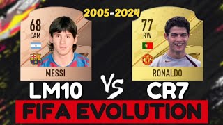 Messi VS Ronaldo FIFA EVOLUTION 😢💔 FIFA 05  FC 24 [upl. by Dario]