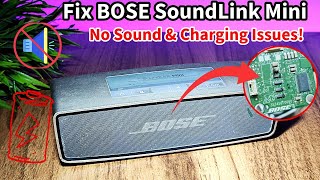 Fix Bose SoundLink Mini No Sound amp Charging Problems Solved [upl. by Airdnekal]