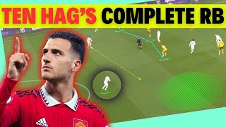 Why Dalot is CRIMINALLY UNDERRATED Wolves 34 Man Utd Analysis [upl. by Elana]