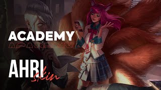 Academy Ahri – OPGG Skin Review – League of Legends [upl. by Hullda]