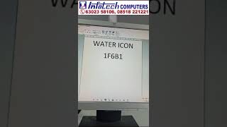 Create Water icon in Word Document  Infotech Computers Bhagya Nagar Kurnool 6302358106 training [upl. by Euqenimod]