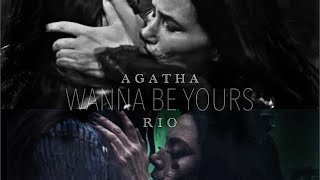 Agatha amp Rio  WANNA BE YOURS kiss [upl. by Rosmunda]