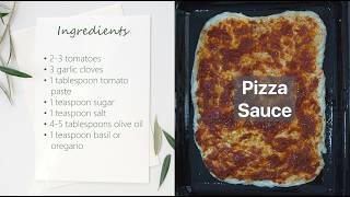 Pizza Sauce Recipe with Fresh Tomatoes [upl. by Enilram473]