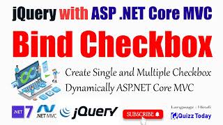 30Bind Checkbox ASP NET Core MVC  Create Single and Multiple Checkbox Dynamically ASP NET Core MVC [upl. by Akinirt]