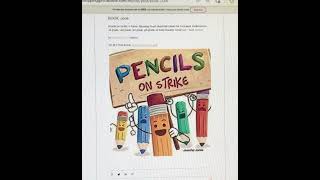 2006 Pencils on Strike A Funny Rhyming Read Aloud Kids Book For Preschool [upl. by Girovard321]