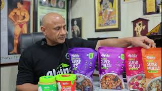 Alpino super break fast musli oats amp peanut butter review by Guruji Mukesh Gahlot alpino peanut [upl. by Touber559]