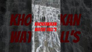 Khorfakkan water falls shortfeed waterfalls [upl. by Htenaj]