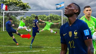 On a REJOUÉ 100 FOIS le duel Kolo Muani VS Martinez de la Coupe du Monde 2022 [upl. by Sherrer733]