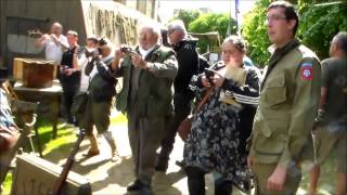 DDay Reinactors WWII 70th Anniversary at SainteMarieDu Monte [upl. by Dunkin316]