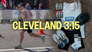 2024 Cleveland Marathon  The Sub 3 Project  Running a Sub 3 Marathon [upl. by Rahab]