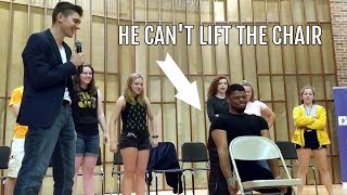 Hypnotized to Become Bodybuilders with a HILARIOUS Twist  College Stage Hypnosis Show [upl. by Rufford]