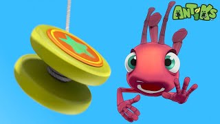 YoYo  🐛 Antiks amp Insectibles 🐜  Funny Cartoons for Kids  Moonbug [upl. by Lenaj]