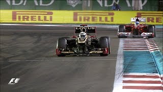 Raikkonen ‘Left Alone’ To Victory  2012 Abu Dhabi Grand Prix [upl. by Anitsyrhk]