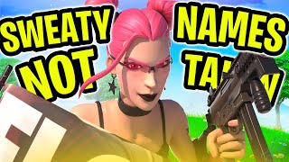 Sweaty Things To Put In Your Fortnite Name Username Ideas [upl. by Dubenko]