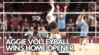 Texas AampM volleyball starts off 30 in 2024 [upl. by Hayalat728]