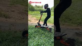 🛴⚡5600w Electric Scooter Off Road Riding with EFGBIKE ES09 Powerful Dual Motors Escooter escooters [upl. by Sissel]