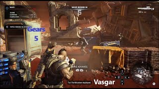 Gears of War 5 Horde on Vasgar [upl. by Uzzi]