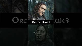 Orcs vs Uruks  Whats the Difference ringsofpower lordoftherings lotr ringsofpowerseason2 [upl. by Hcaz]