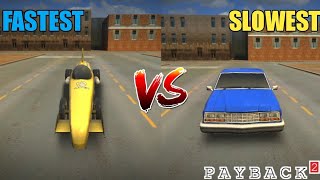 PAYBACK 2 FJORD VS ROCKET CAR WHICH IS BEST [upl. by Keffer]