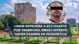 Estudiante de la UNAM intenta hacer EXAMEN de su amigo y lo detienen por usurpar identidad [upl. by Primrosa]