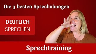 Sprechtraining  Die drei besten Sprechübungen [upl. by Loralie843]