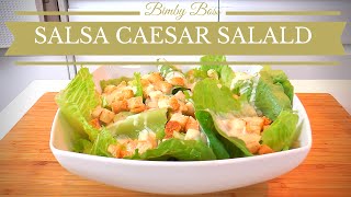 Salsa Caesar Salad  Bimby TM6  TM5 TM31  Thermomix [upl. by Odinevneib]