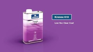 Kronox 610 Clear Coat EN  Roberlo [upl. by Haase]