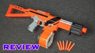 REVIEW Nerf Accustrike Accutrooper  Alpha Trooper RESKIN [upl. by Pitchford]