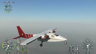 Microsoft Flight Simulator 2020 quick look at the Nemeth Designs Partenavia P68B Victor [upl. by Yerak]