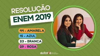 Enem 2019  Autoria Linguagem  Questão 44  Linguagens prova amarela [upl. by Anivlem]