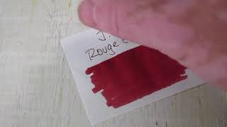 JHerbin Rouge Grenat writing sample [upl. by Asihtal932]