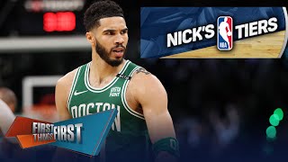 Celtics running it back amp Warriors legend deserves better in Nick’s Tiers  NBA  FIRST THINGS FIRST [upl. by Nazar]