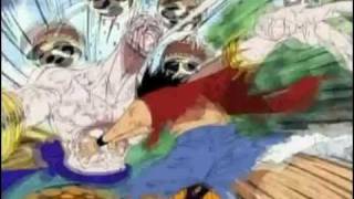 OnePiece Luffy pwns Eneru  Funimation Dub [upl. by Noni657]