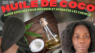 Comment réaliser huile de coco très pénétrante et nourrissante pour cheveux crepusRecette facile [upl. by Checani254]