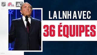 36 équipes dans la LNH  LA solution pour le retour des Nordiques [upl. by Litnahs]