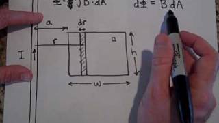 Calculating the Magnetic Flux for a NonUniform Magnetic Field [upl. by Iaht]